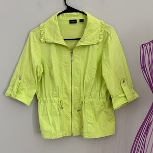 Westbound Lime Green Lightweight Jacket